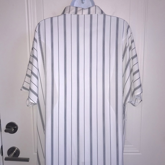 🔴 4/$15 CUPSHE Striped Button Front Kimono SS Cover Up size S NWT * no belt - Picture 8 of 13